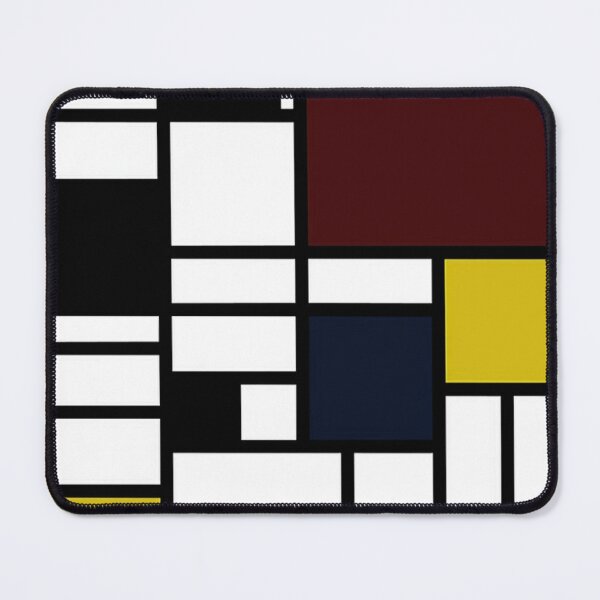 Item preview, piet mondrian - Composition with,dark Red,Navy Blue, yellow,black,white designed and sold by Olivia-One.