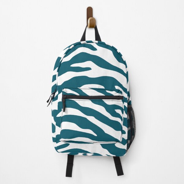 Item preview, Zebra Wild Animal Print 158 Teal designed and sold by tonymagnerart.