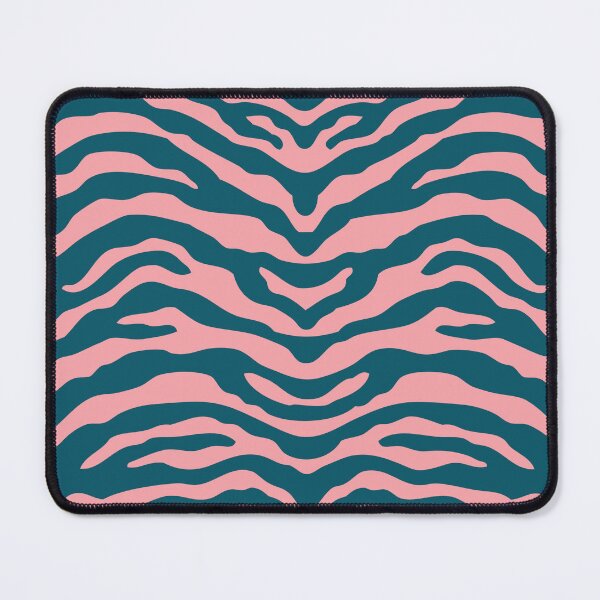 Item preview, Zebra Wild Animal Print 159 Teal and Pink designed and sold by tonymagnerart.
