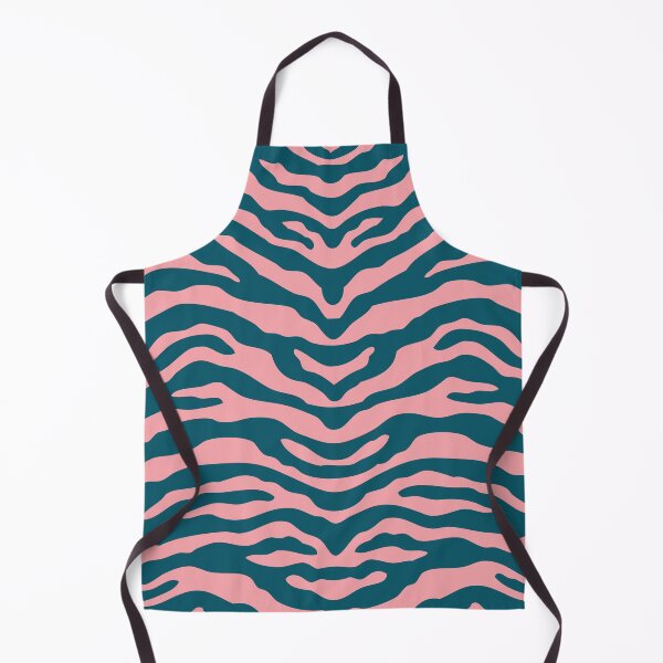 Aperçu de l'œuvre Zebra Wild Animal Print 159 Teal and Pink créée et vendue par tonymagnerart.