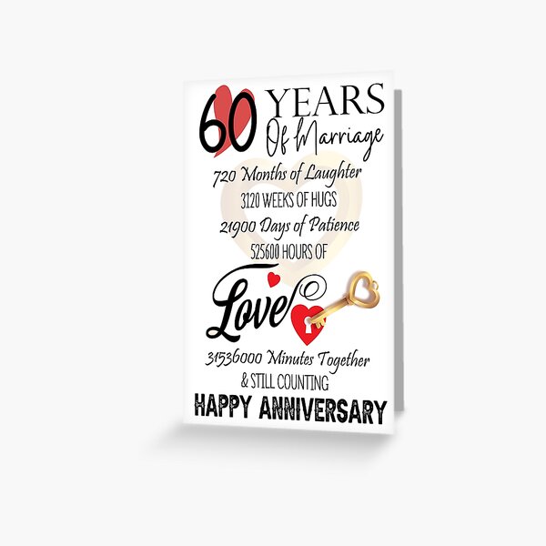 Item preview, 60 Years Of Marriage designed and sold by Teezlay Prints.