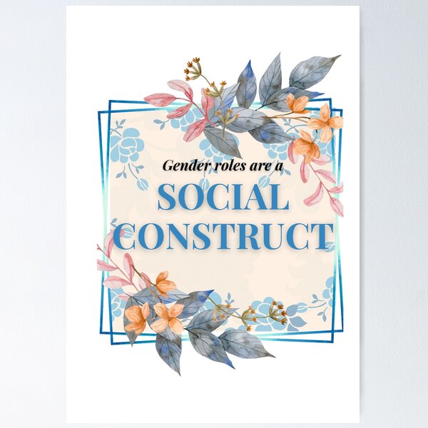 Item preview, Gender Roles are a Social Construct designed and sold by RainbowStudios.