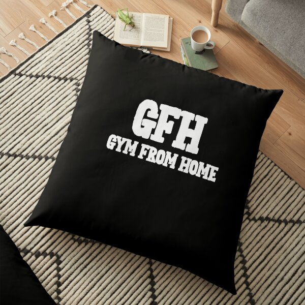 Gym Repeat Slogan Workout Exercise Strong Novelty Cushion Cover Eat Sleep 