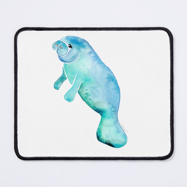 Item preview, Manatee 2 - Aqua - Sea Cow designed and sold by Barbara Abbatiello.