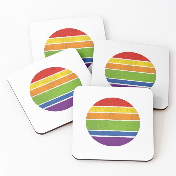 Item preview, Pride Flag Vintage Sunset Rainbow designed and sold by Inspirationmotivation.