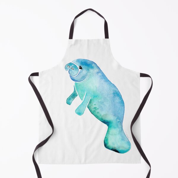 Item preview, Manatee 2 - Aqua - Sea Cow designed and sold by Barbara Abbatiello.