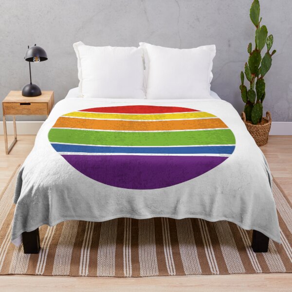 Item preview, Pride Flag Vintage Sunset Rainbow designed and sold by Inspirationmotivation.
