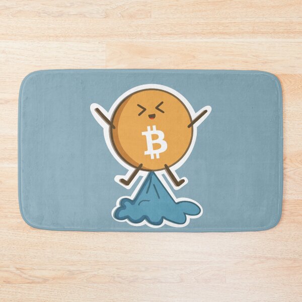 Item preview, Crypto Cute kawaii Bitcoin coin - to the moon designed and sold by Crypmetal.