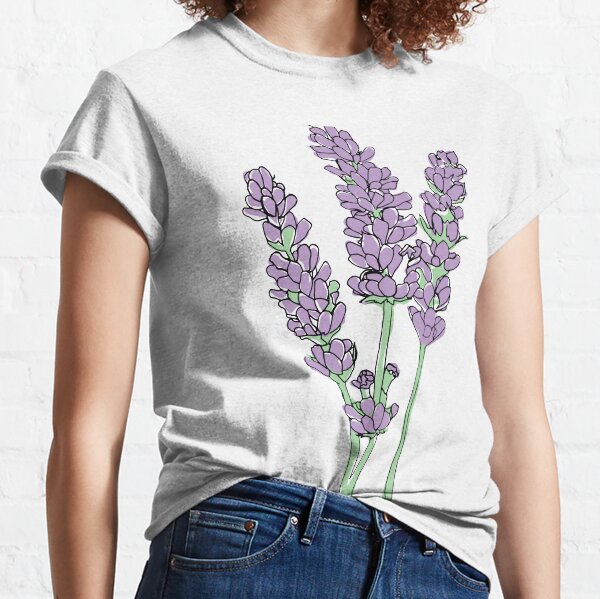 Lavender Illustration Classic T-Shirt