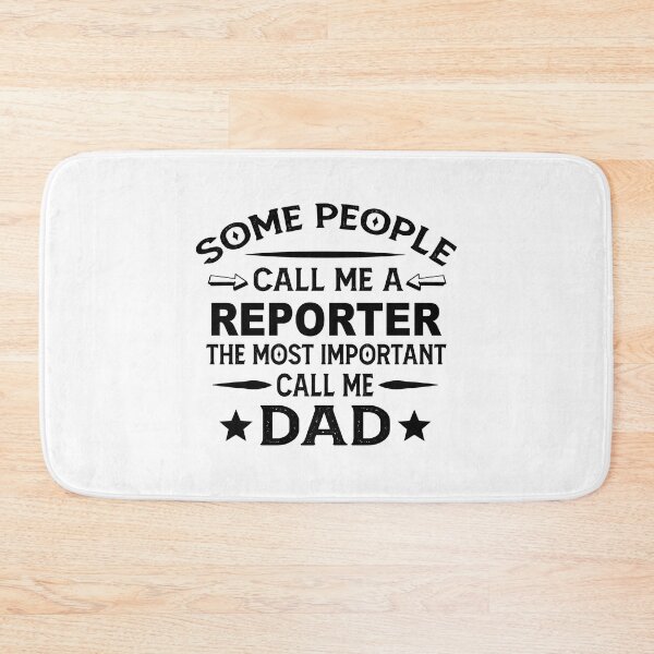 Item preview, reporter Father Dad T-shirt gift for father's Day reporter Dad Father's Day, reporter Dad Hudband Christmas Gift designed and sold by xlnv.