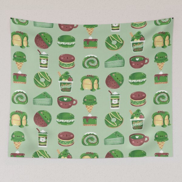 Item preview, Matcha Desserts designed and sold by Figberrytea.