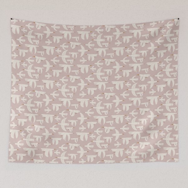 Artikelvorschau, Whimsical bird pattern entworfen und verkauft von wecouldall-be.