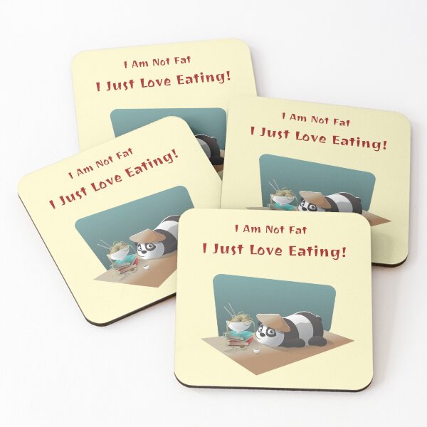 Item preview, I Am Not Fat, I just Love Eating! designed and sold by Best-One-here.