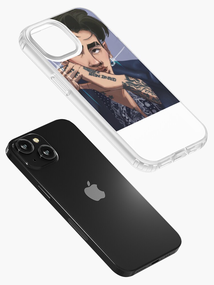 Jay Park KPop Digital Drawing iPhone Case by high key crowley