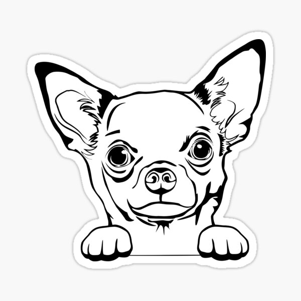 Item preview, Peeking Chihuahua Dog on Board designed and sold by doggiedelight.