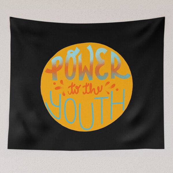 Aperçu de l'œuvre POWER TO THE YOUTH ,Activism Illustration créée et vendue par MarcelleWyman.