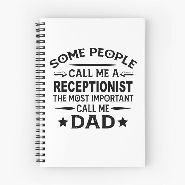 Item preview, receptionist Father Dad T-shirt gift for father's Day receptionist Dad Father's Day, receptionist Dad Hudband Christmas Gift designed and sold by xlnv.