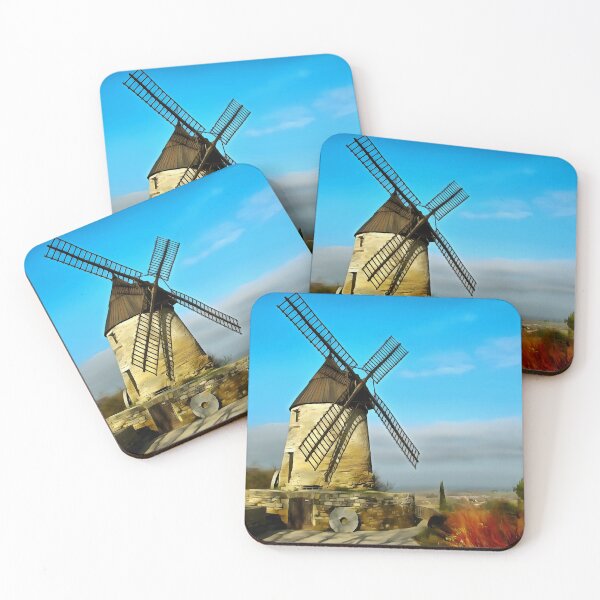 Item preview,  Castelnaudary Windmill (Painting) designed and sold by cmphotographs.