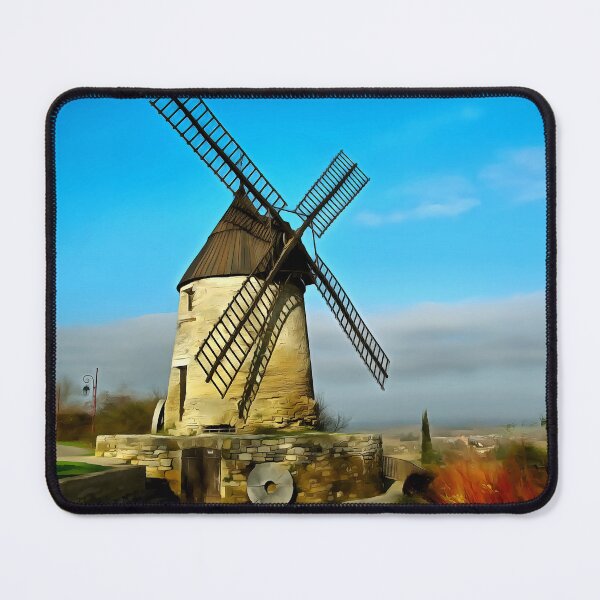 Item preview,  Castelnaudary Windmill (Painting) designed and sold by cmphotographs.