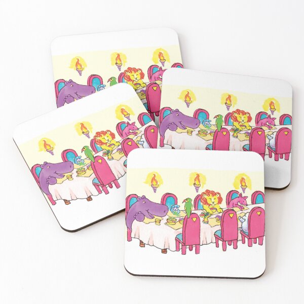 Item preview, "King Leo’s Guests Feasting" designed and sold by gigiamal.