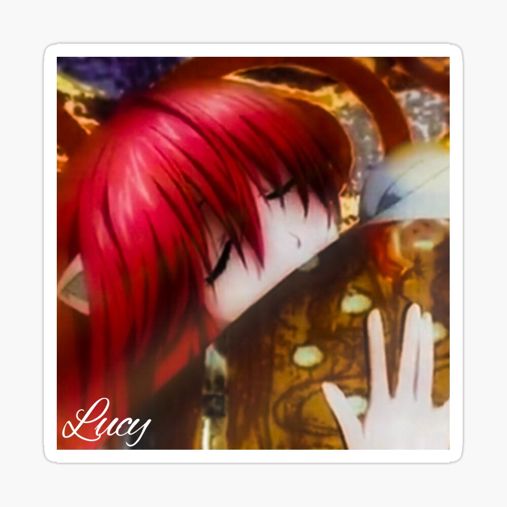 Lucy : Diclonius - Elfen Lied Sticker for Sale by Anime-Frenzzzy