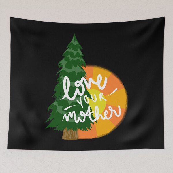 Item preview, LOVE YOUR MOTHER ,Climate Change Activism Illustration designed and sold by MarcelleWyman.