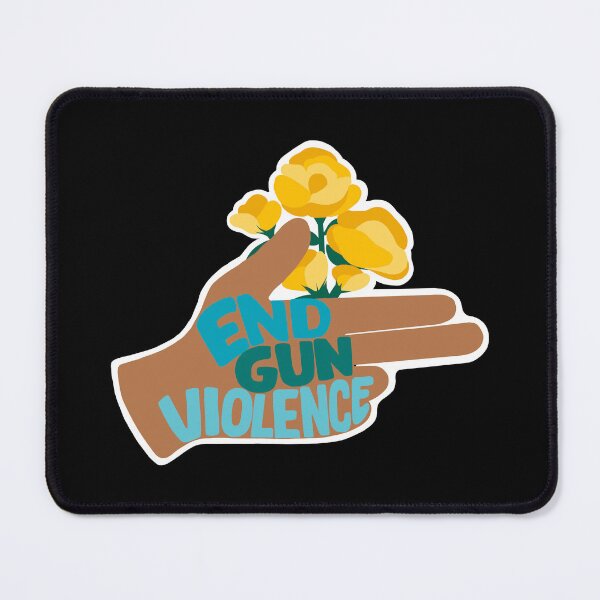 Item preview, END GUN VIOLENCE ,Hand with Flowers Activism Illustration designed and sold by MarcelleWyman.