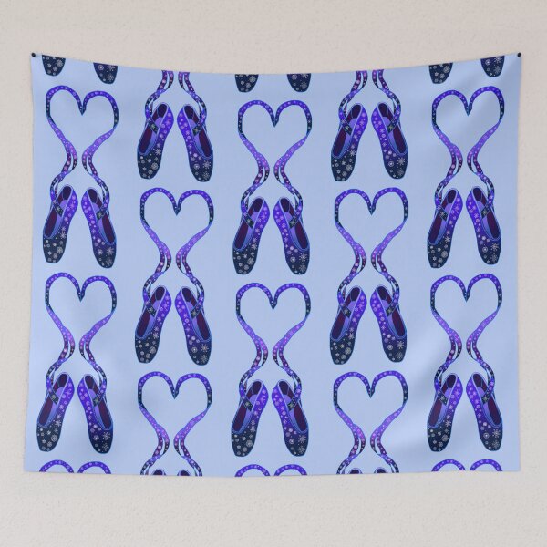 Item preview, Dancing Winter Snowflake Ballet Slippers  designed and sold by Deborah Camp.