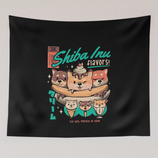 Item preview, Shiba Inu Flavors - Cute Ice Cream Dog Gift designed and sold by EduEly.