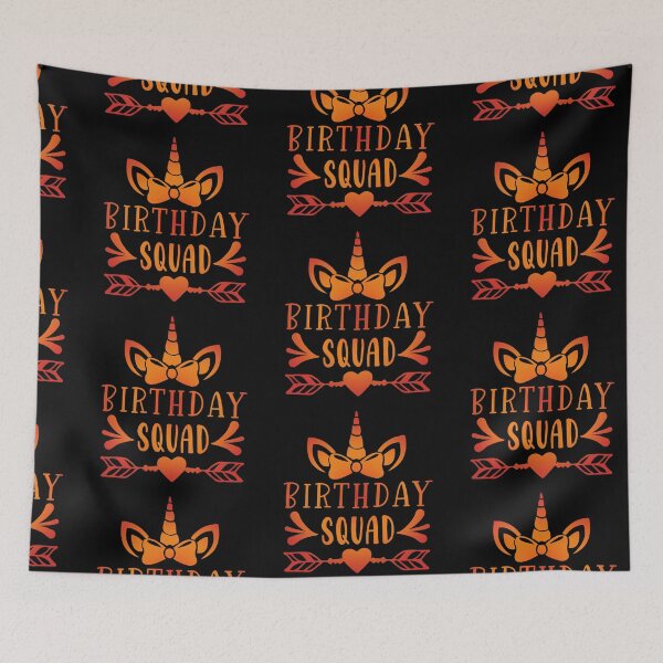 Item preview, Birthday Squad The birthday Girl birthday boy Happy birthday girl gift appearl designed and sold by DesignByHeartUK.