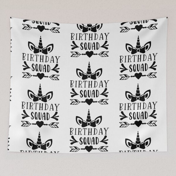 Item preview, Birthday Squad The birthday Girl birthday boy Happy birthday girl gift appearl designed and sold by DesignByHeartUK.