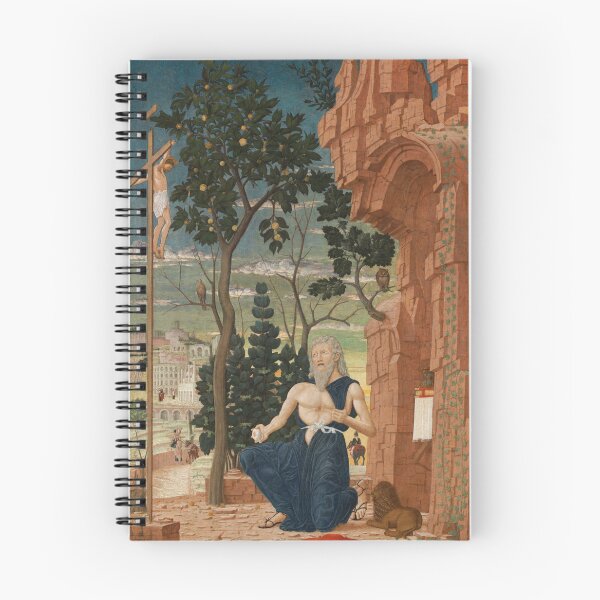 Item preview, Saint Jerome in the Wilderness | Follower of Andrea Mantegna | 1475 Renaissance Christian Art designed and sold by CJET.