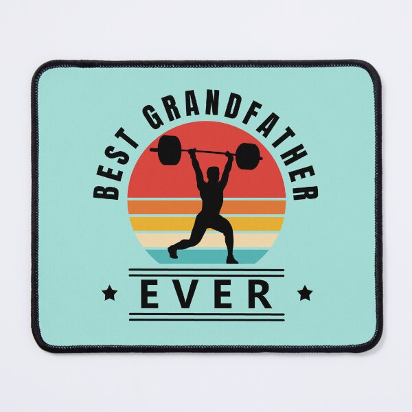 Item preview, Best Grandfather Ever Vintage Sunset Weight Lifter designed and sold by LindaCooke.