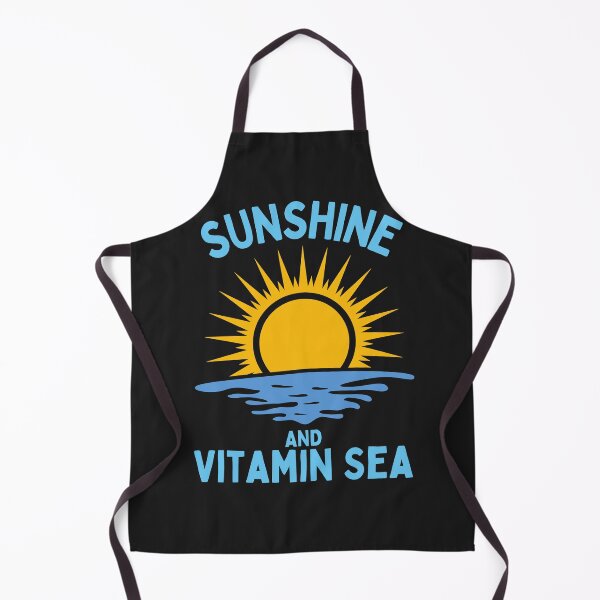 Item preview, Sunshine and Vitamin Sea Sun and Beach Design designed and sold by zenbition.