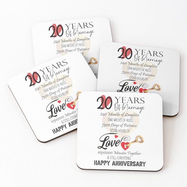 Item preview, 20 Years of marriage designed and sold by Teezlay Prints.
