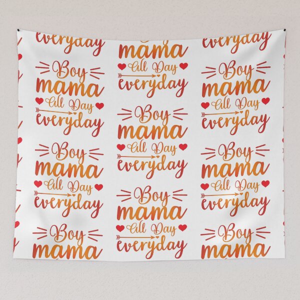 Item preview, Boy Mama all Day everyday Mothers Day Love Mama gift appearl designed and sold by DesignByHeartUK.