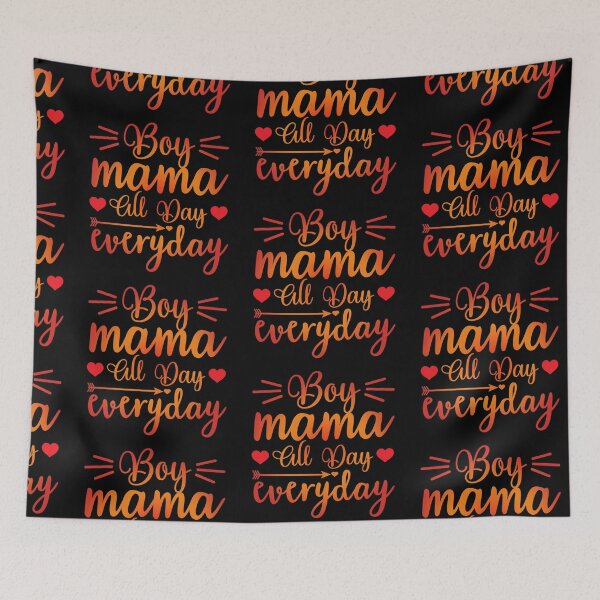 Item preview, Boy Mama all Day everyday Mothers Day Love Mama gift appearl designed and sold by DesignByHeartUK.