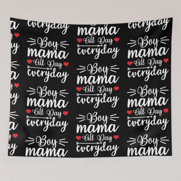 Item preview, Boy Mama all Day everyday Mothers Day Love Mama gift appearl designed and sold by DesignByHeartUK.