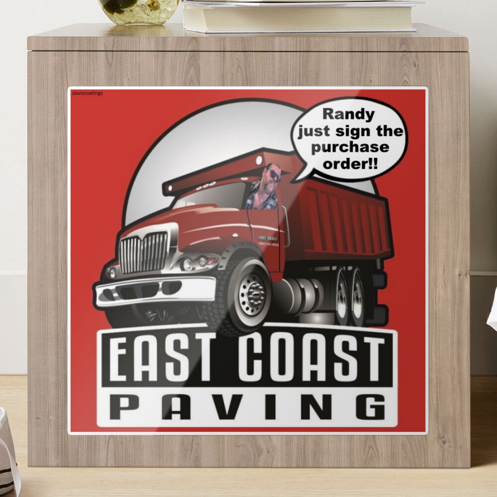 East Coast Paving Sticker for Sale by Daviscoatings | Redbubble