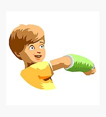 Punch Kid Photographic Print