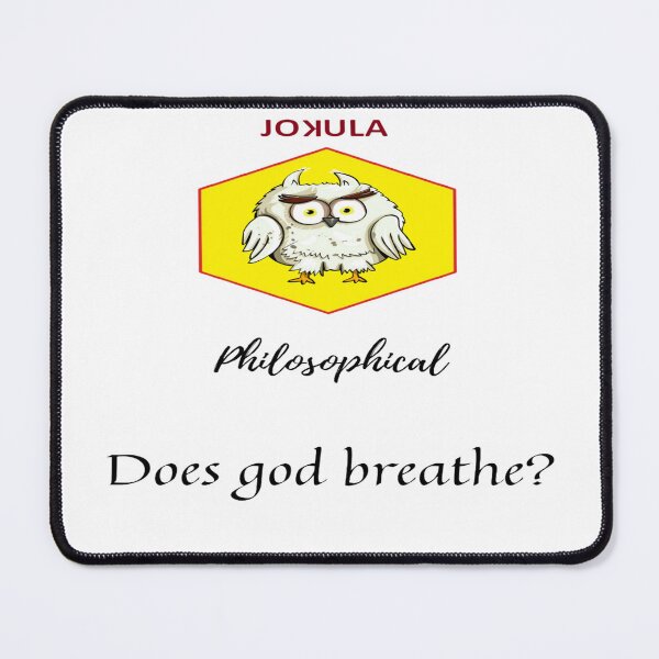 Item preview, "Does god breathe" black designed and sold by skoumpourdides.
