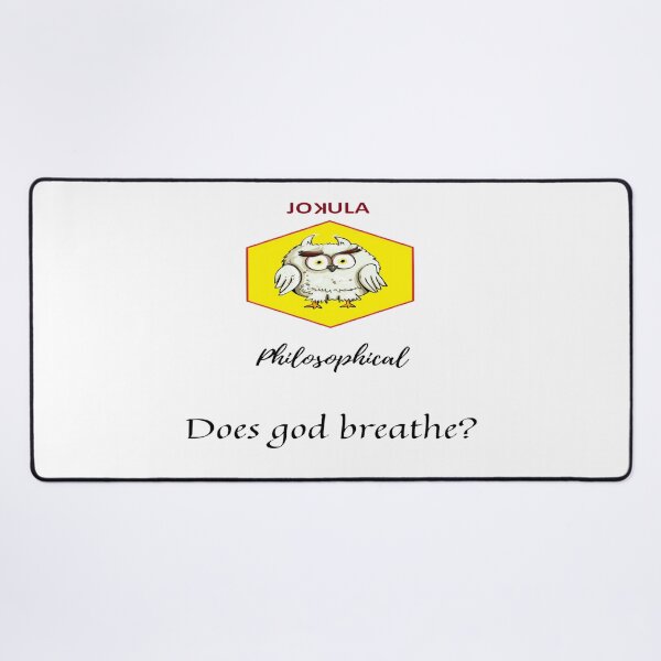 Item preview, "Does god breathe" black designed and sold by skoumpourdides.