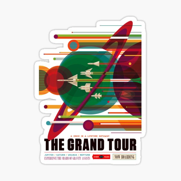 NASA Poster - The Grand Tour Sticker
