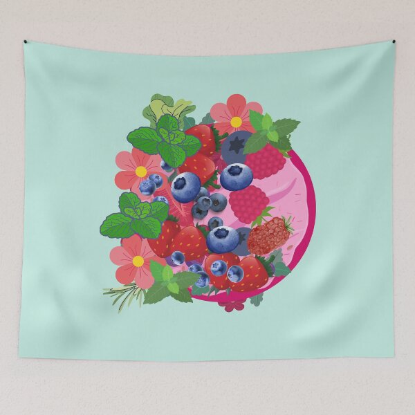 Item preview, Summer Smoothie Acai Fruit Bowl designed and sold by BronikowskiART.