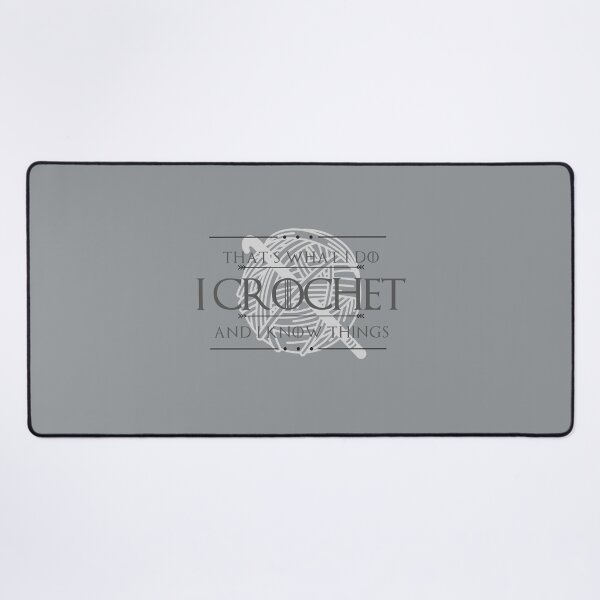 Item preview, Crochet and Know Things - For LIGHT backgrounds designed and sold by CulverCrafts.