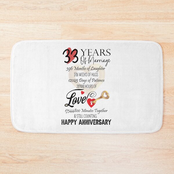 Item preview, 33 Years of marriage designed and sold by Teezlay Prints.