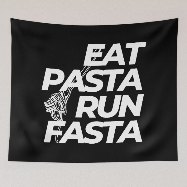 Item preview, Eat Pasta Run Fasta designed and sold by Lounaadam.