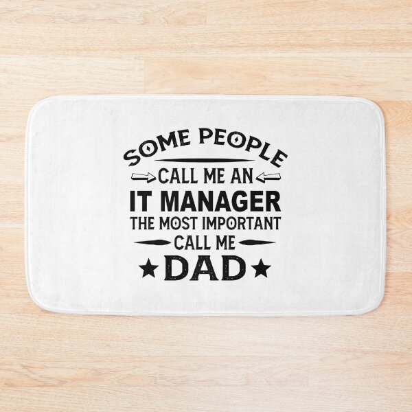 Item preview, IT manager Father Dad T-shirt gift for father's Day IT manager Dad Father's Day, IT manager Dad Hudband Christmas Gift designed and sold by xlnv.