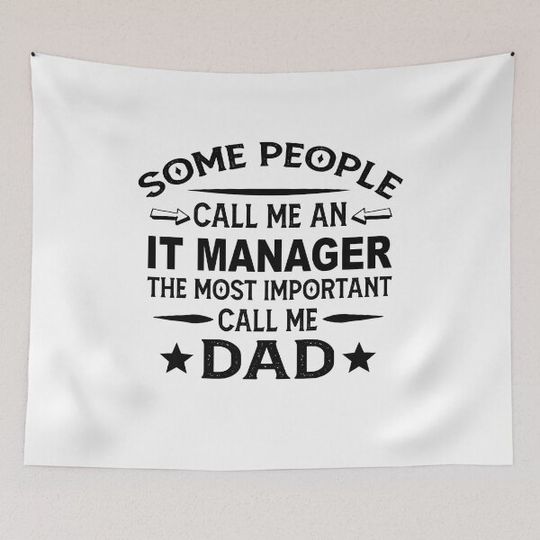 Item preview, IT manager Father Dad T-shirt gift for father's Day IT manager Dad Father's Day, IT manager Dad Hudband Christmas Gift designed and sold by xlnv.
