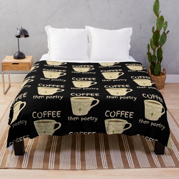 Item preview, Coffee Then Poetry Literary Caffeine Addict Motto designed and sold by IceCreamMuseum.
